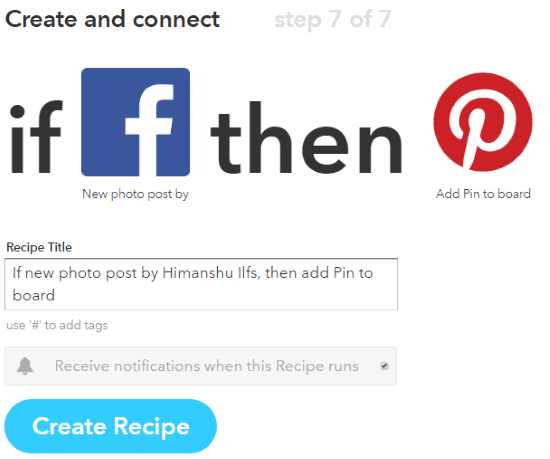 automatically post Facebook photos on Pinterest