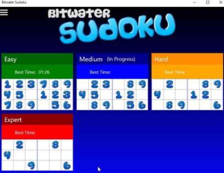 bitwater sudoku home