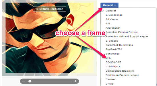 choose a frame