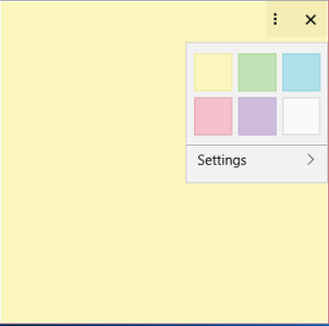 click menu icon to access settings option
