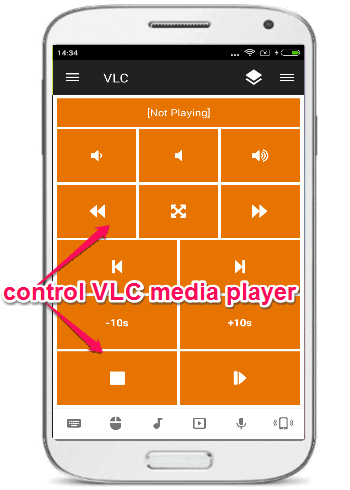 control vlc