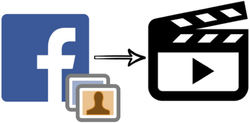 create videos from Facebook photos