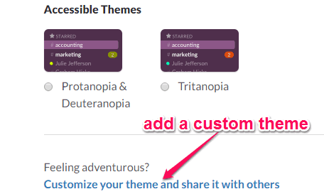 customize theme