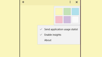 enable insights in sticky notes windows 10