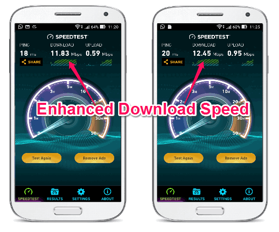 enhance download speed