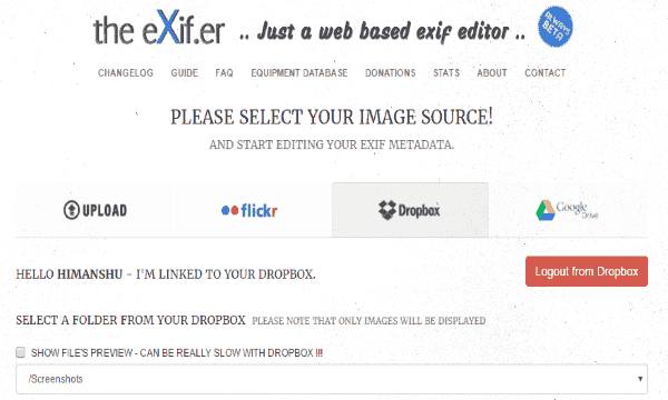 online exif metadata editor- theXifer.net