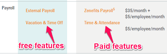 free and paid payroll