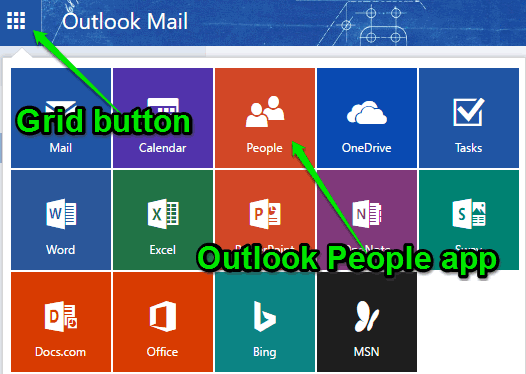 outlook people app