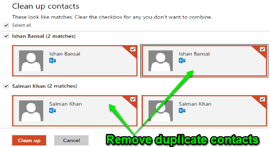 remove duplicates