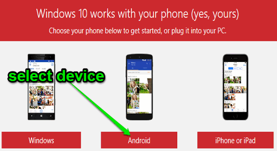 select device