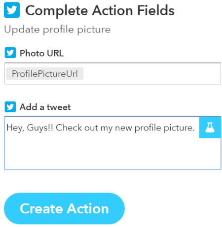 automatically sync Facebook profile pic with Twitter