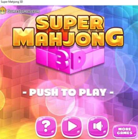 super mahjong 3d home