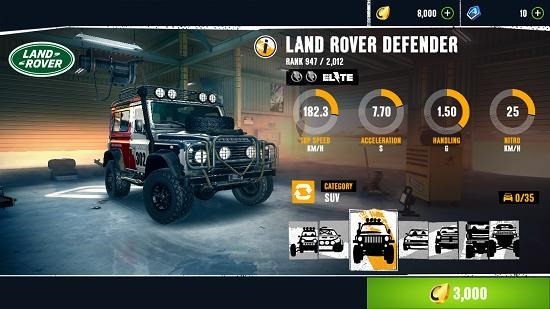 Asphalt Xtreme garage