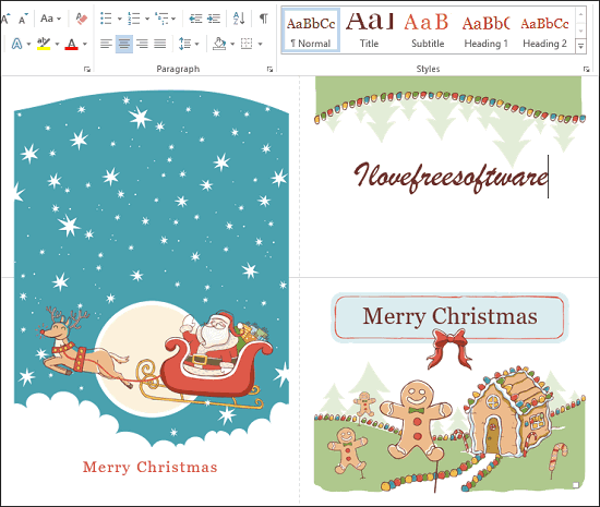 7 Free Websites to Download Christmas Card Templates for Word