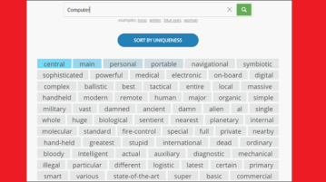 Describing Words find adjectives for a Noun