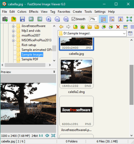 FastStone Image Viewer interface