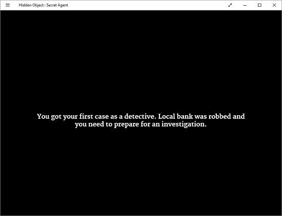 Hidden Object Secret Agent introduction