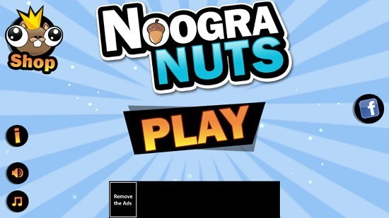 Noogra Nuts Seasons Main Screen