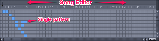 Sing Editor to edit patterns