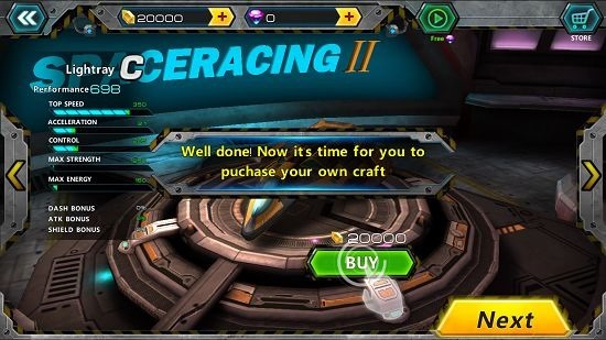 Space Racing 2 hangar