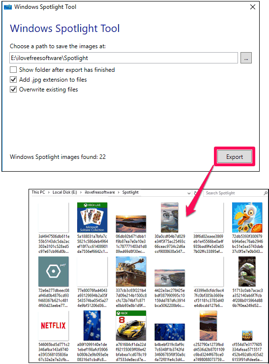 Windows Spotlight Tool Save Windows Spotlight Images to a Folder