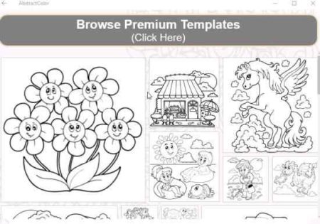 abstract coloring book pages