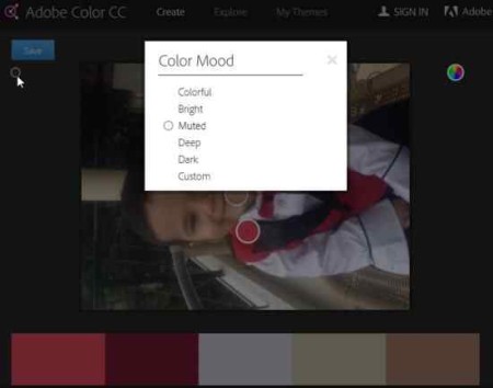 color scheme adobe color cc custom