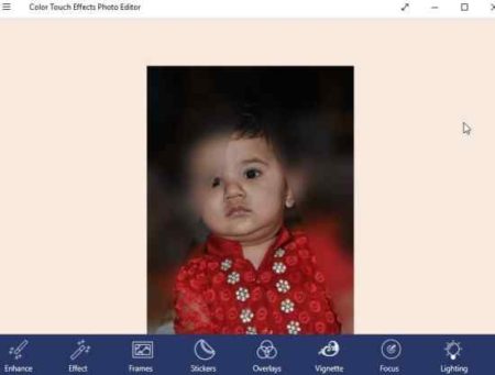 color touch effects photo editor blur
