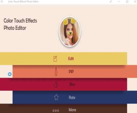 color touch effects photo editor home