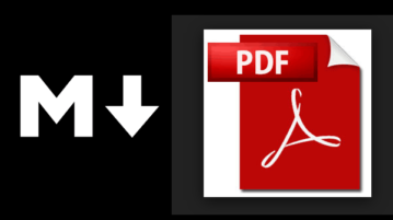 create markdown from pdf