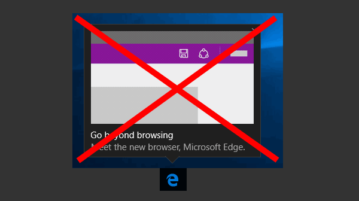disable pop-up notifications of microsoft edge