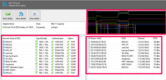 dot11Expert in Free WLAN Troubleshooting Suite For Windows