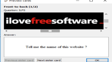 free flash card maker software