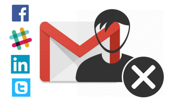 How to delete accounts associated with a Gmail account.