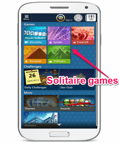 microsoft solitaire