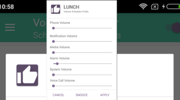 Volume Scheduler App for Android Volume scheduler android
