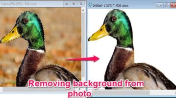 Remove background from photos