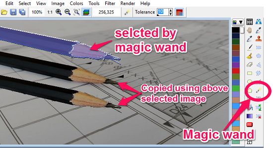 LazPaint-magic wand
