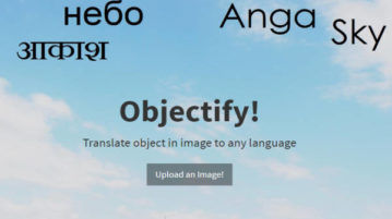 Objectify- identify objects in images