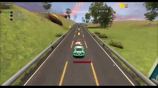 Rage Racing 3D gameplay