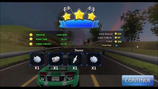 Rage Racing 3D level completion
