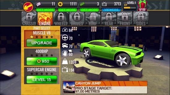 Top Gear SSR car upgrades