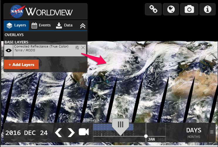 WorldView viewing layer