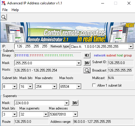 5 Free Subnet Software