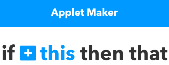 applet maker