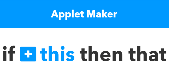 applet maker