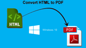 best free html to pdf converter software for windows 10