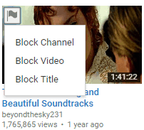 block youtube channel