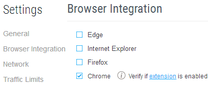 browser integration