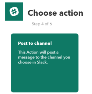 choose action